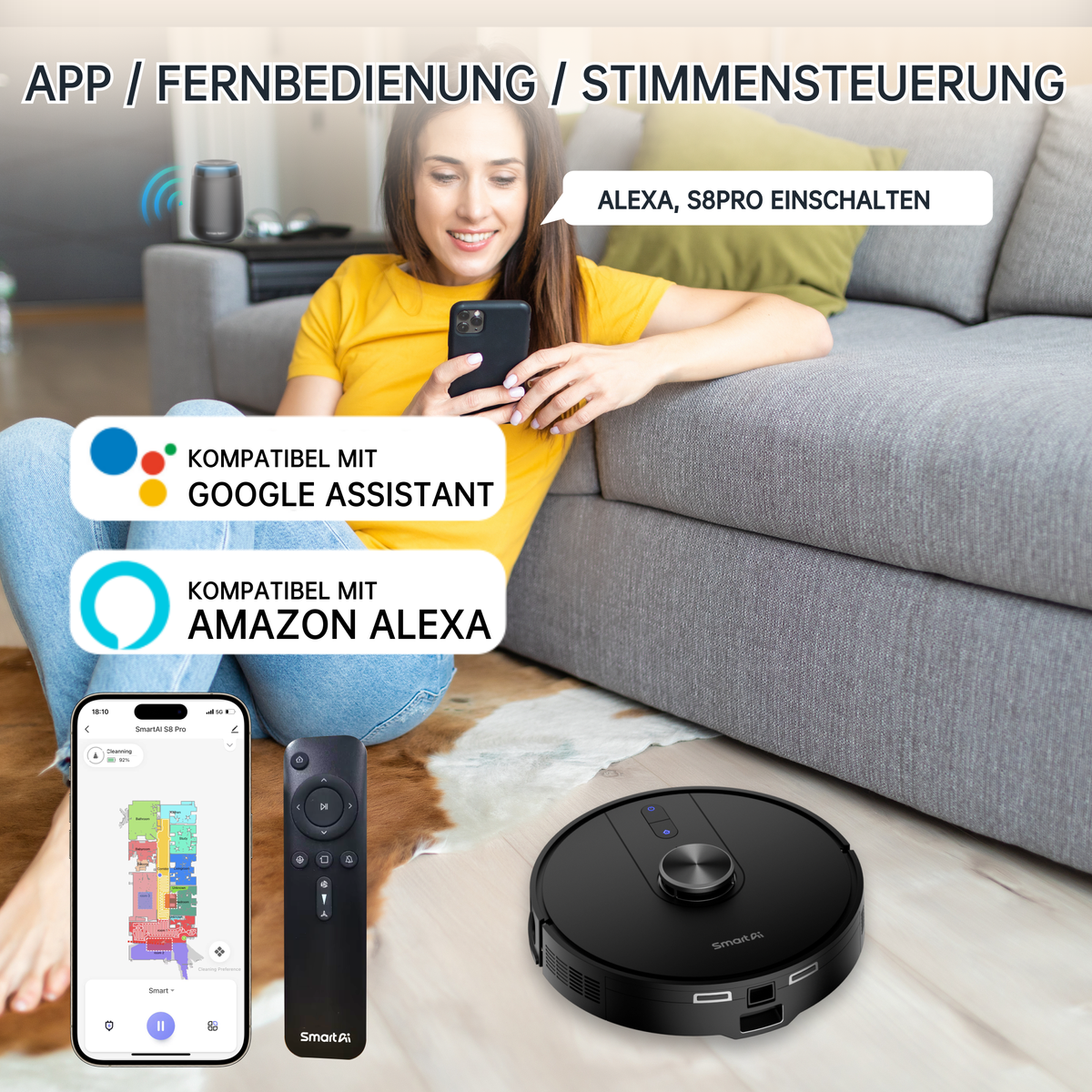 S8 Pro Roboterstaubsauger